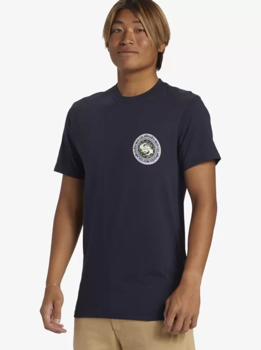 Mens Quiksilver Tees | Omni Circle T-Shirt