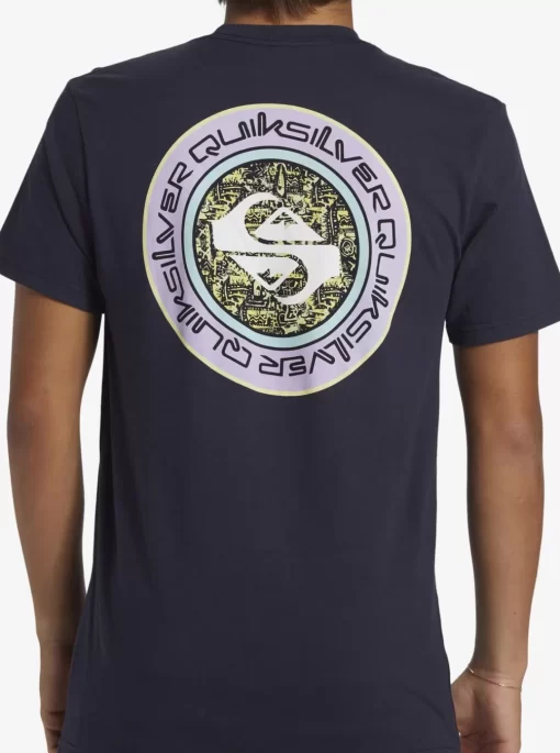 Mens Quiksilver Tees | Omni Circle T-Shirt