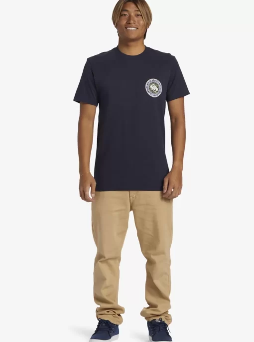 Mens Quiksilver Tees | Omni Circle T-Shirt