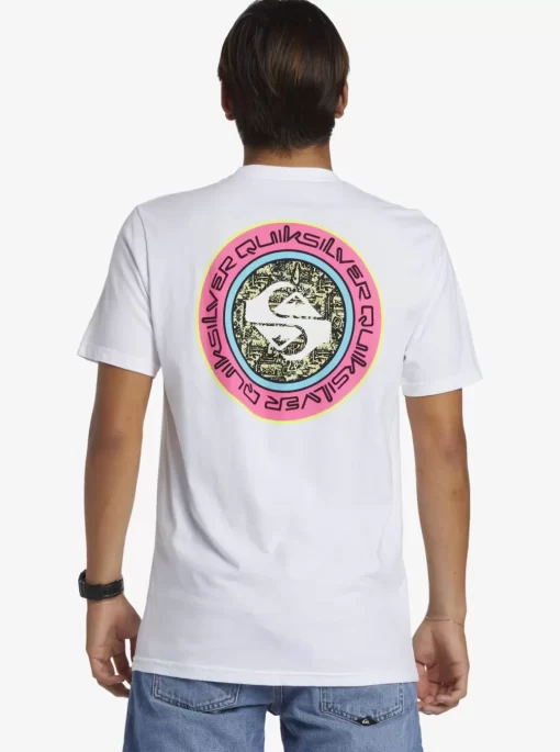 Mens Quiksilver Tees | Omni Circle T-Shirt