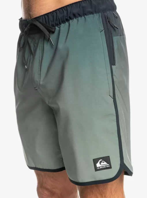 Mens Quiksilver Boardshorts | Omni Scallop 17" Amphibian Boardshorts