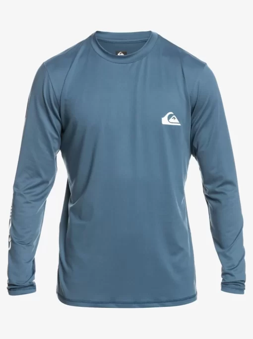 Mens Quiksilver Rashguards | Omni Session Long Sleeve Upf 50 Surf T-Shirt