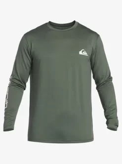 Mens Quiksilver Rashguards | Omni Session Long Sleeve Upf 50 Surf T-Shirt