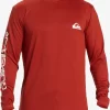 Mens Quiksilver Rashguards | Omni Session Long Sleeve Upf 50 Surf T-Shirt