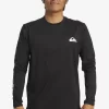 Mens Quiksilver Rashguards | Omni Session Long Sleeve Upf 50 Surf T-Shirt