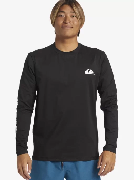 Mens Quiksilver Rashguards | Omni Session Long Sleeve Upf 50 Surf T-Shirt