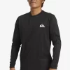 Mens Quiksilver Rashguards | Omni Session Long Sleeve Upf 50 Surf T-Shirt