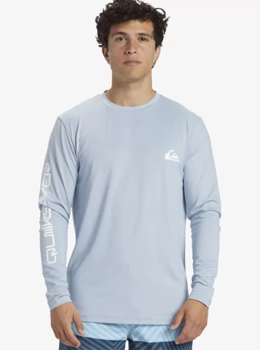 Mens Quiksilver Rashguards | Omni Session Long Sleeve Upf 50 Surf T-Shirt