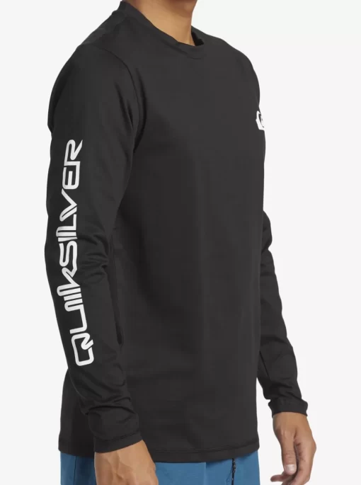 Mens Quiksilver Rashguards | Omni Session Long Sleeve Upf 50 Surf T-Shirt