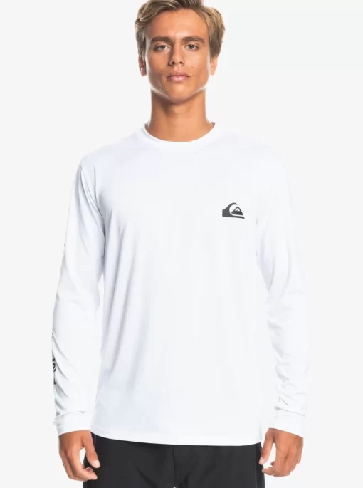 Mens Quiksilver Rashguards | Omni Session Long Sleeve Upf 50 Surf T-Shirt