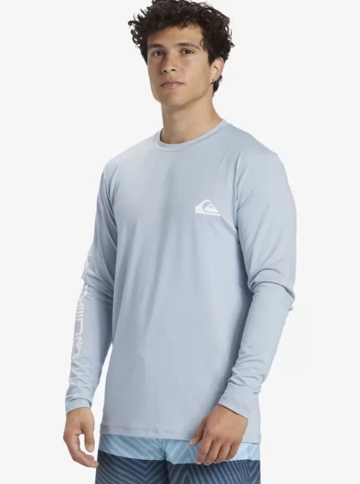 Mens Quiksilver Rashguards | Omni Session Long Sleeve Upf 50 Surf T-Shirt