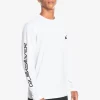 Mens Quiksilver Rashguards | Omni Session Long Sleeve Upf 50 Surf T-Shirt