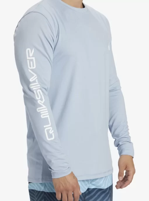 Mens Quiksilver Rashguards | Omni Session Long Sleeve Upf 50 Surf T-Shirt