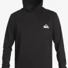 Mens Quiksilver Rashguards | Omni Session Upf 50 Long Sleeve Surf Tee