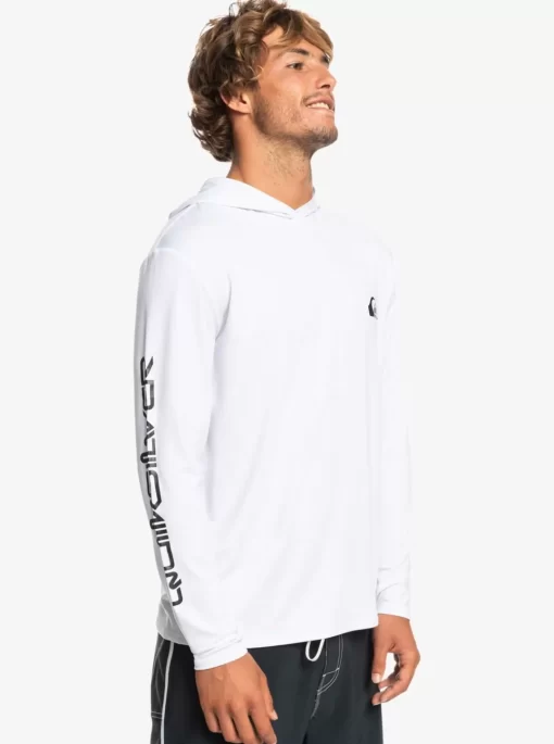 Mens Quiksilver Rashguards | Omni Session Upf 50 Long Sleeve Surf Tee