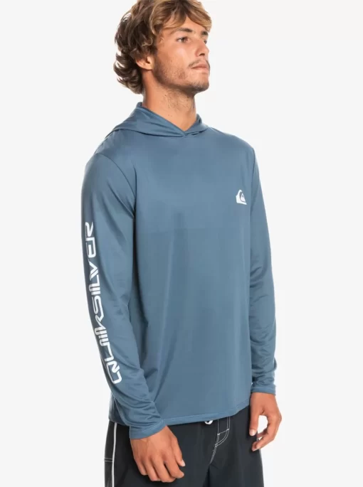 Mens Quiksilver Rashguards | Omni Session Upf 50 Long Sleeve Surf Tee