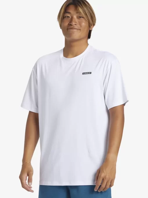 Mens Quiksilver Rashguards | Omni Session Upf 50 Short Sleeve Surf Tee