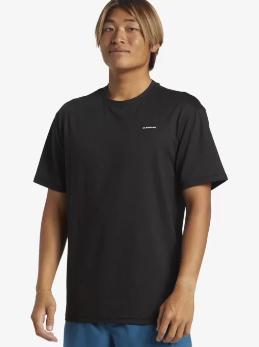 Mens Quiksilver Rashguards | Omni Session Upf 50 Short Sleeve Surf Tee