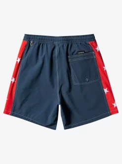 Mens Quiksilver Elastic Waist | Original Arch 17" Volleys