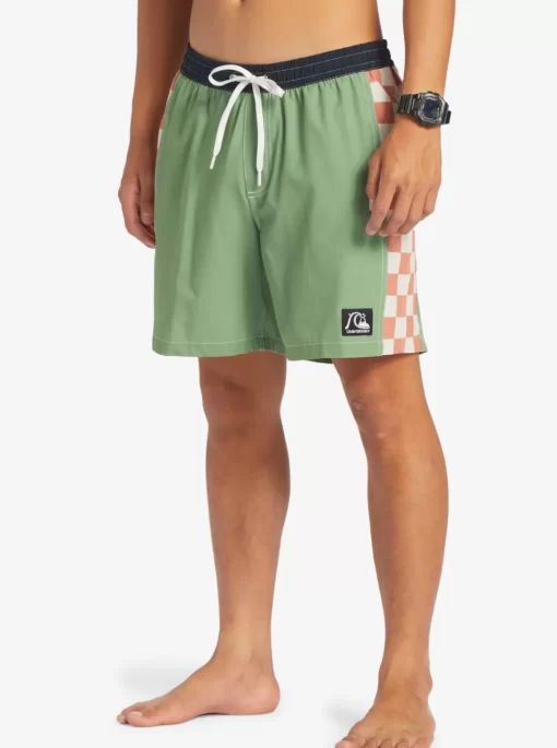 Mens Quiksilver Elastic Waist | Original Arch 17" Volleys