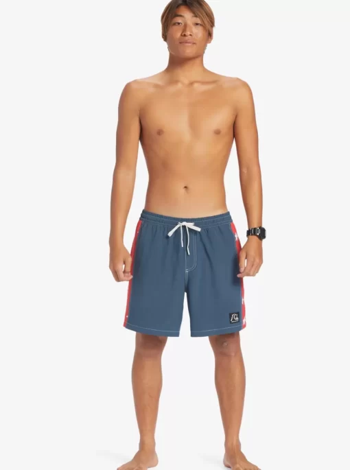 Mens Quiksilver Elastic Waist | Original Arch 17" Volleys