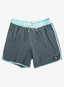 Mens Quiksilver Elastic Waist | Original Scallop 17" Volleys