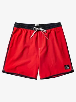 Mens Quiksilver Elastic Waist | Original Scallop 17" Volleys