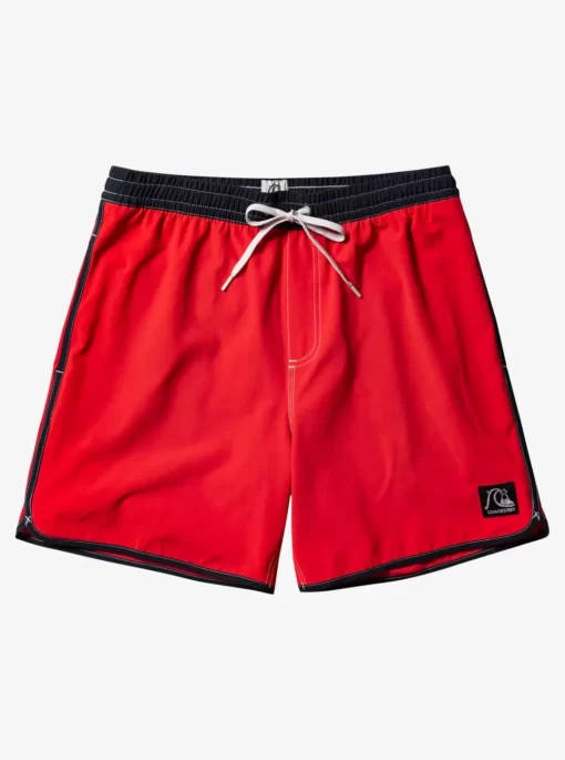 Mens Quiksilver Elastic Waist | Original Scallop 17" Volleys