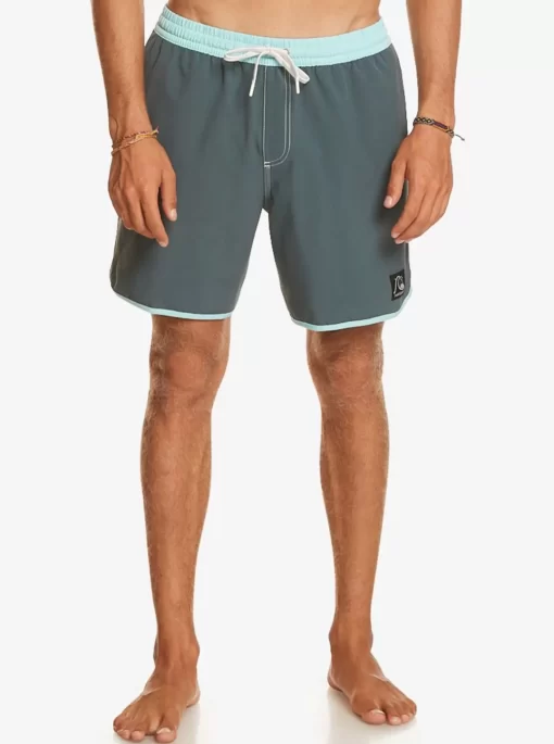 Mens Quiksilver Elastic Waist | Original Scallop 17" Volleys