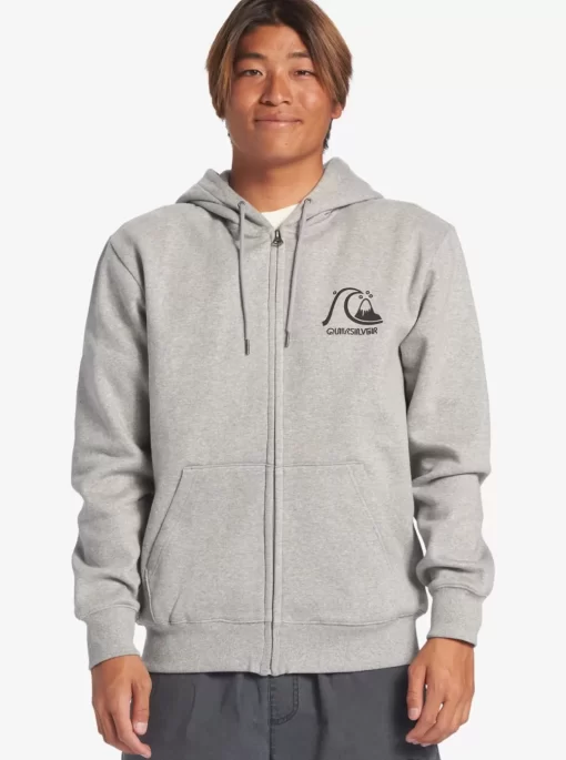 Mens Quiksilver Shirts & Polos | Original Zip-Up Sweatshirt