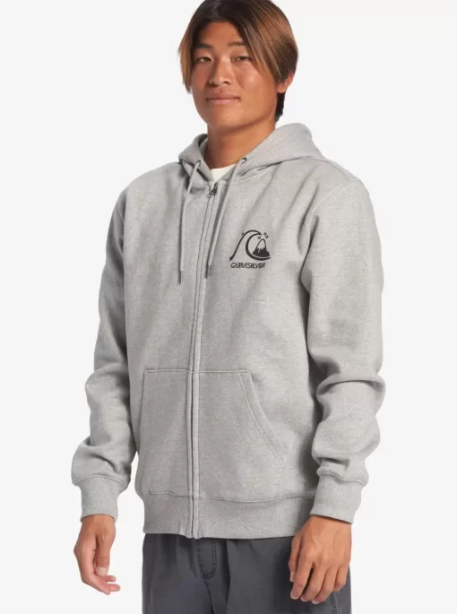 Mens Quiksilver Shirts & Polos | Original Zip-Up Sweatshirt