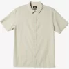 Mens Quiksilver Shirts & Polos | Pacific Stripe Short Sleeve Woven Shirt