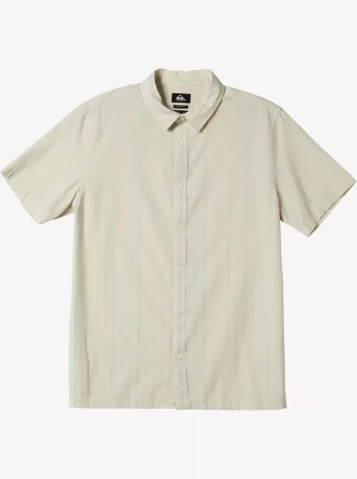 Mens Quiksilver Shirts & Polos | Pacific Stripe Short Sleeve Woven Shirt