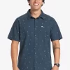 Mens Quiksilver Shirts & Polos | Pacific Stripe Short Sleeve Woven Shirt