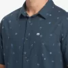 Mens Quiksilver Shirts & Polos | Pacific Stripe Short Sleeve Woven Shirt