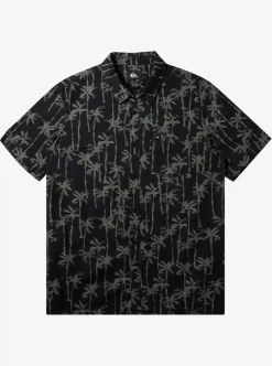 Mens Quiksilver Shirts & Polos | Painted Palm Short Sleeve Shirt