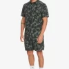 Mens Quiksilver Shirts & Polos | Painted Palm Short Sleeve Shirt