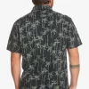 Mens Quiksilver Shirts & Polos | Painted Palm Short Sleeve Shirt