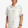 Mens Quiksilver Shirts & Polos | Palm Spritz Short Sleeve Woven Shirt