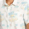 Mens Quiksilver Shirts & Polos | Palm Spritz Short Sleeve Woven Shirt