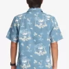 Mens Quiksilver Shirts & Polos | Palm Spritz Short Sleeve Woven Shirt