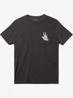 Mens Quiksilver Tees | Peace Out T-Shirt