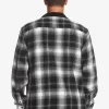 Mens Quiksilver Shirts & Polos | Quarrywood Flannel Long Sleeve Overshirt