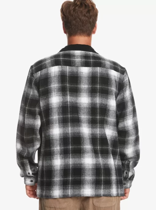 Mens Quiksilver Shirts & Polos | Quarrywood Flannel Long Sleeve Overshirt