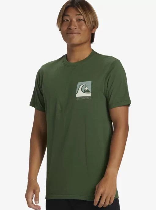 Mens Quiksilver Tees | Quik Blocks T-Shirt