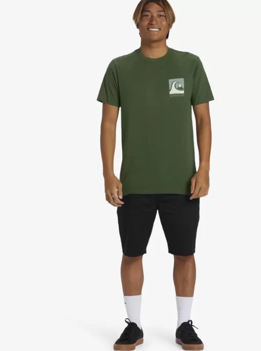 Mens Quiksilver Tees | Quik Blocks T-Shirt