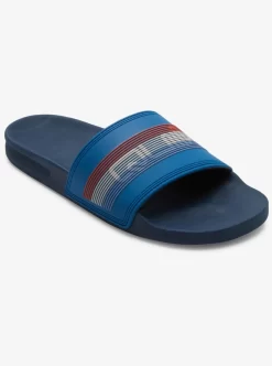 Mens Quiksilver Sandals | Rivi Wordmark Slides