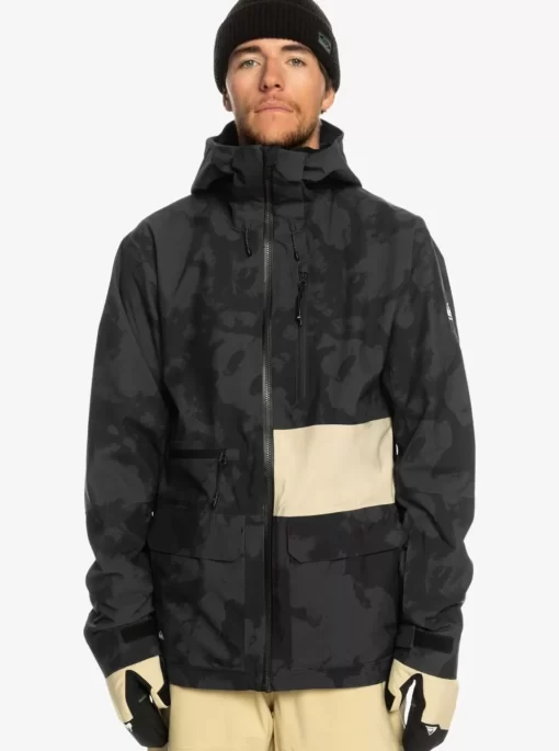 Mens Quiksilver Snow Jackets | Sammy Carlson Stretch Quest Technical Snow Jacket