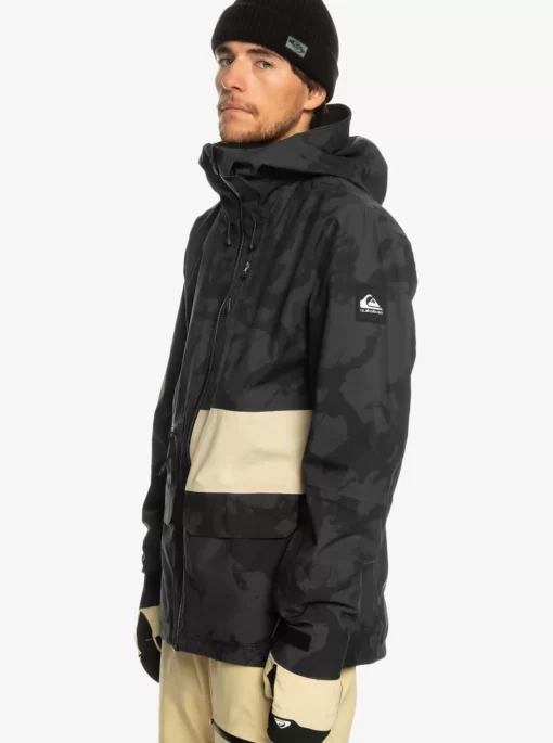 Mens Quiksilver Snow Jackets | Sammy Carlson Stretch Quest Technical Snow Jacket