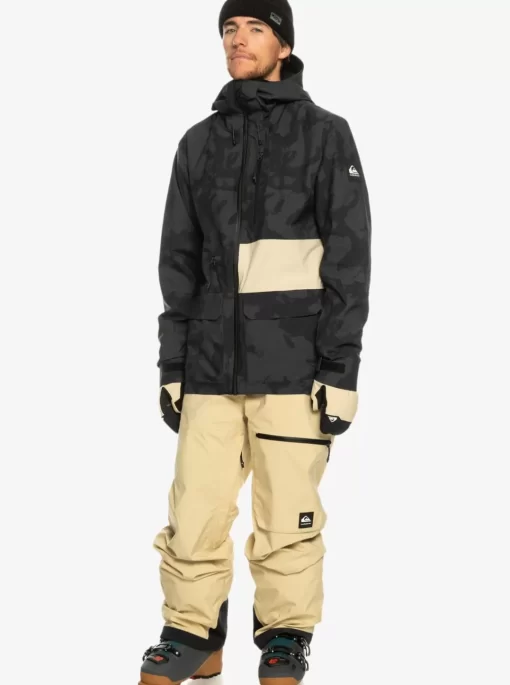 Mens Quiksilver Snow Jackets | Sammy Carlson Stretch Quest Technical Snow Jacket